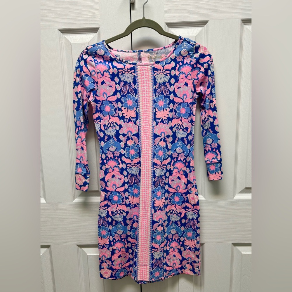 Lilly Pulitzer Marlowe Iris Blue Werk It T-Shirt Dress